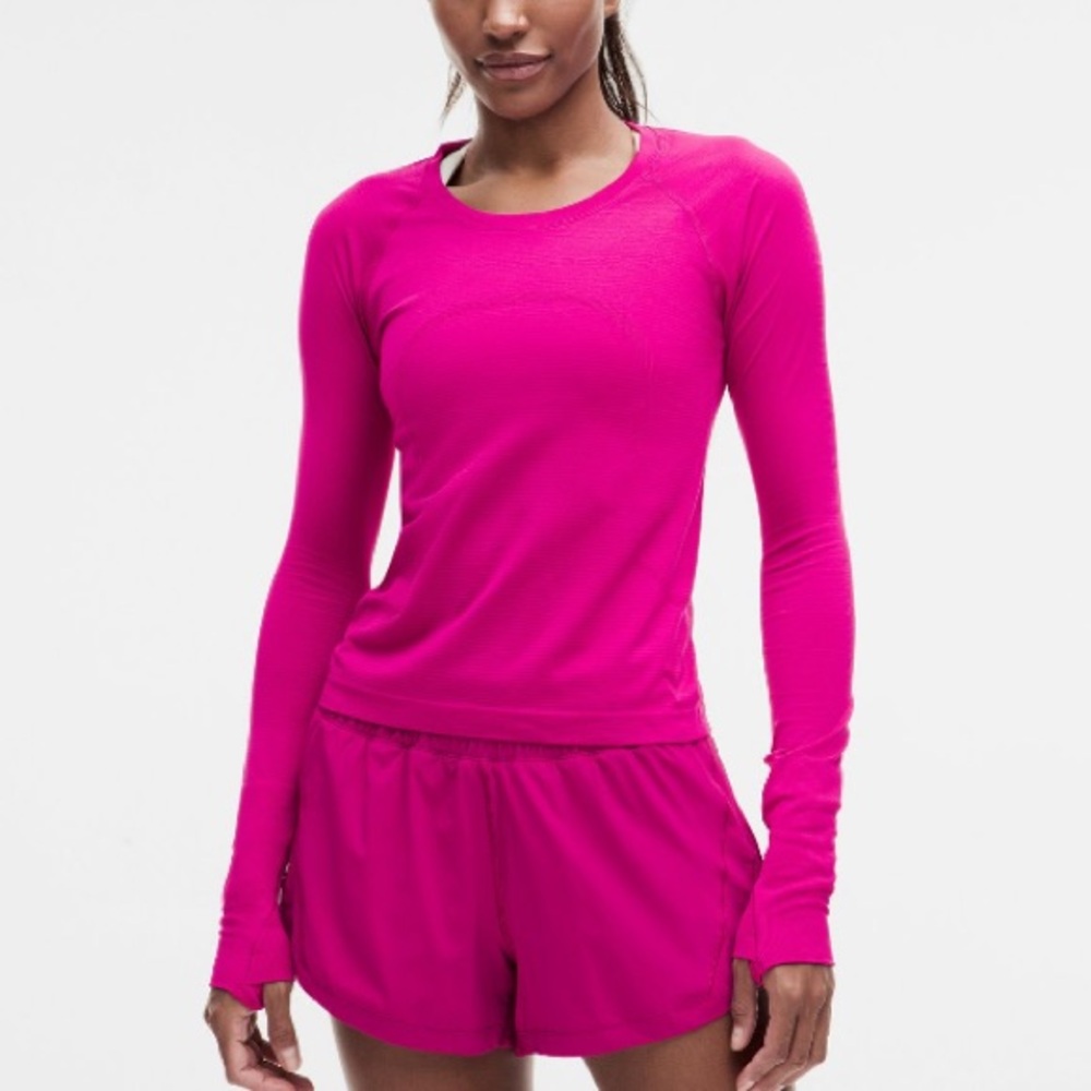 lululemon swiftly tech waist length long sleeve